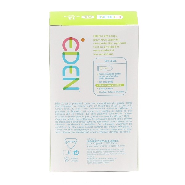Eden XL préservatifs