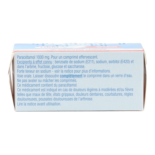 Efferalgan 1000 mg Agrumes comprimé effervescent