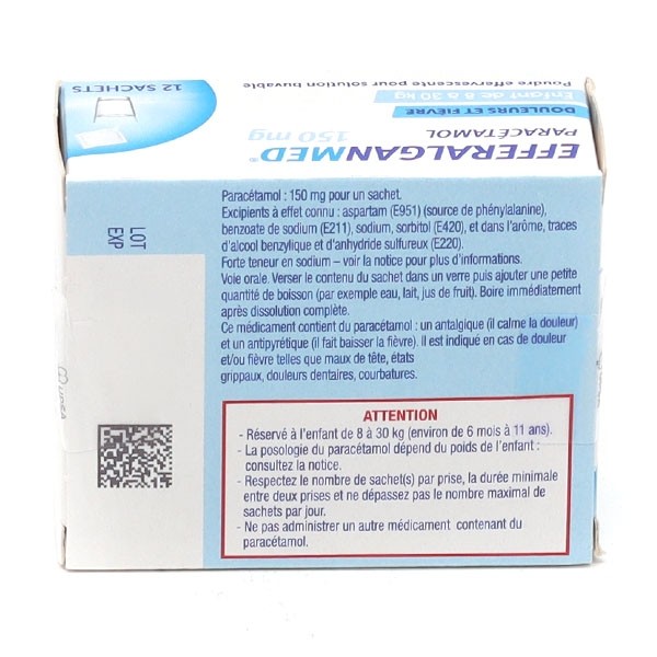 EfferalganMed 150 mg sachet