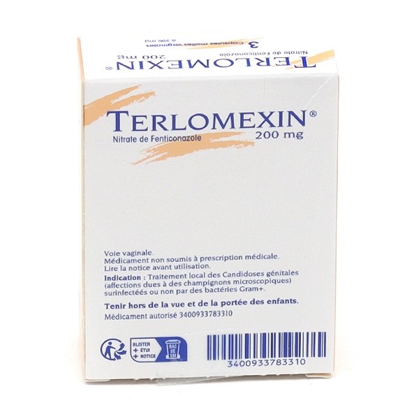 Terlomexin 200 mg capsules vaginales