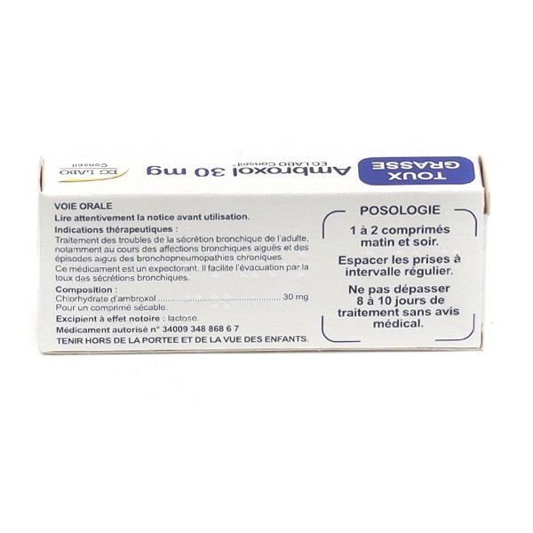 Ambroxol EG 30 mg comprimé