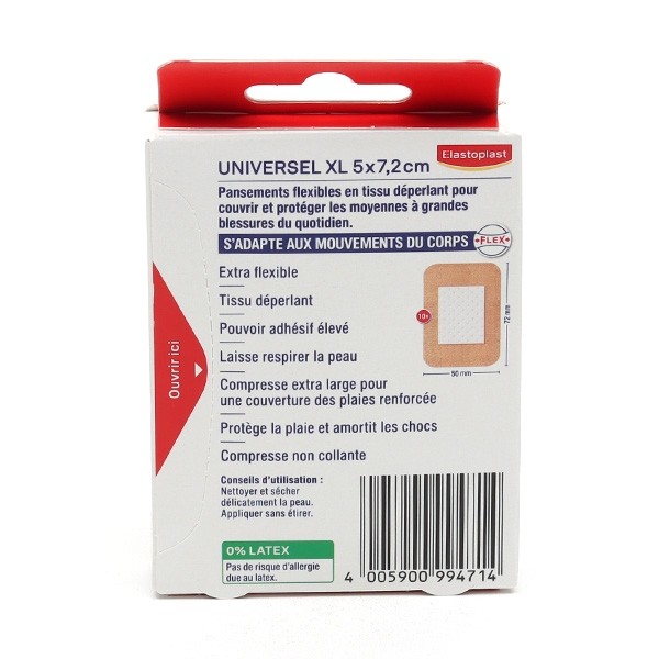 Elastoplast Pansements Universel XL Grand format