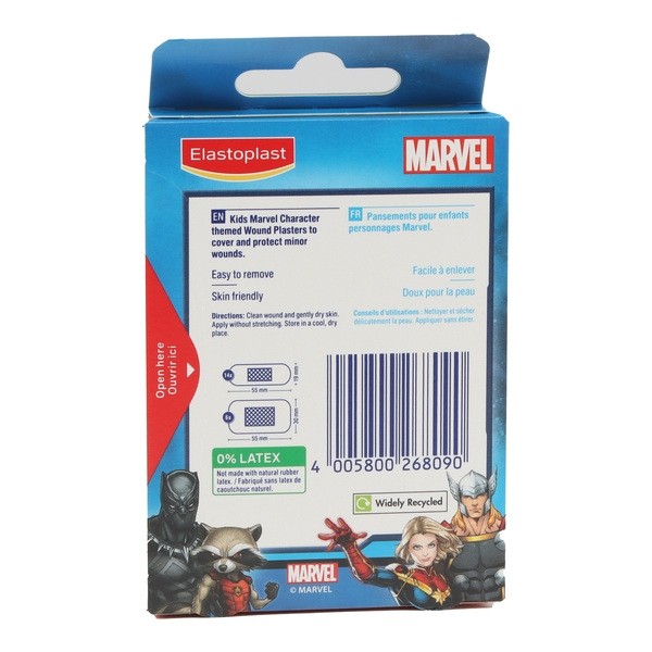 Elastoplast pansements pour enfant Dessins animés par 20