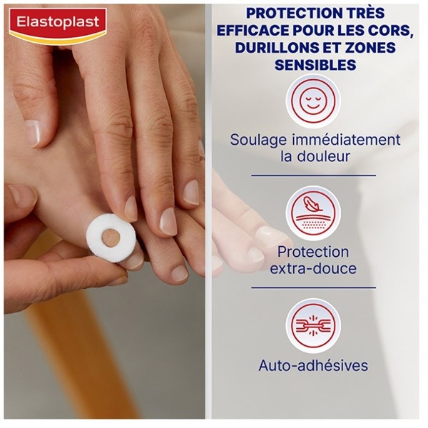 Elastoplast protections contre les cors pansements