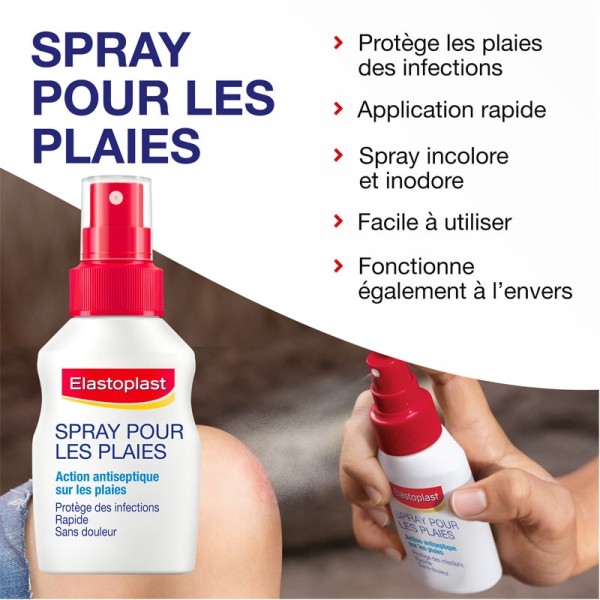 Elastoplast spray antiseptique pour les plaies