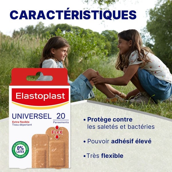 Elastoplast Universel pansements extra flexibles assortis