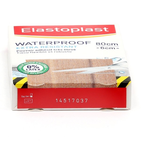 Elastoplast waterproof Extra résistant bandes de 10 x 6 cm