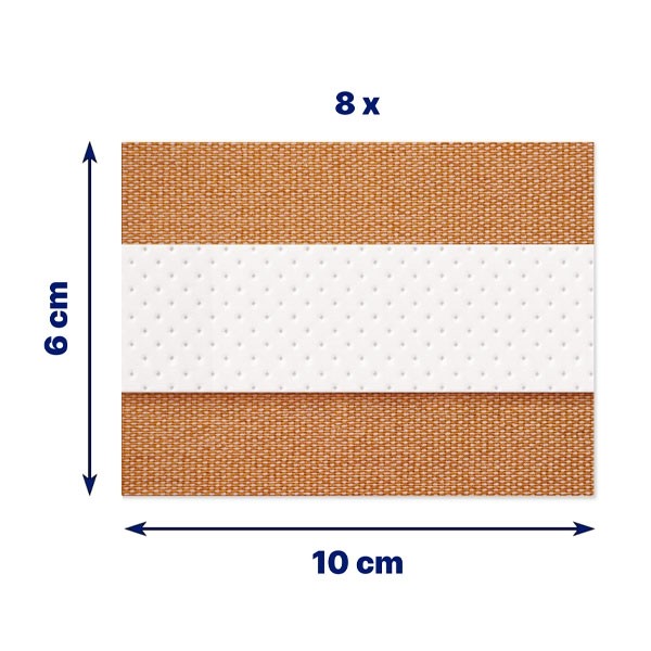 Elastoplast waterproof Extra résistant bandes de 10 x 6 cm