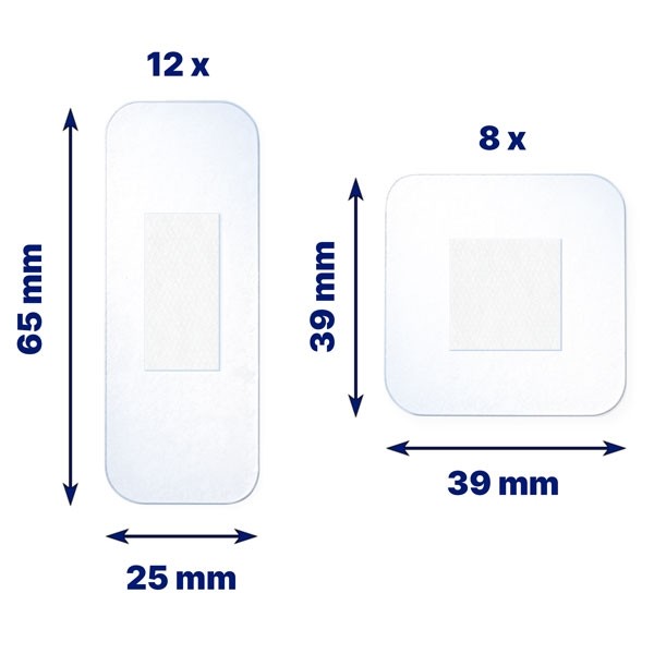 Elastoplast Waterproof pansements assortis