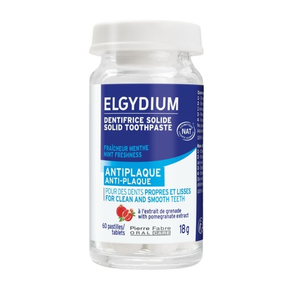 Elgydium dentifrice solide antiplaque