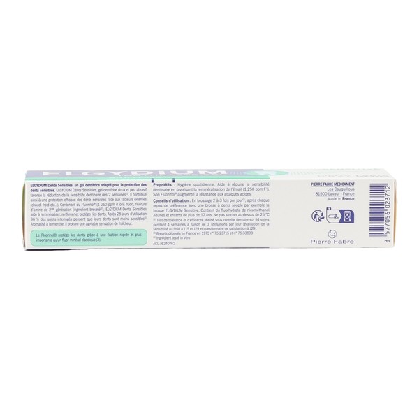 Elgydium Gel dentifrice dents sensibles