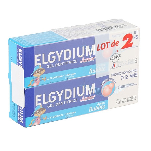 Elgydium dentifrice Junior goût Bubble