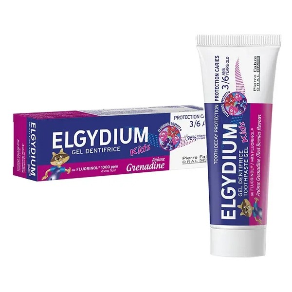 Elgydium Kids dentifrice enfant à la grenadine