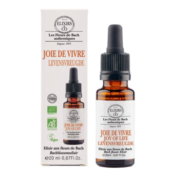 Elixirs and Co Fleurs de Bach Joie de vivre gouttes bio