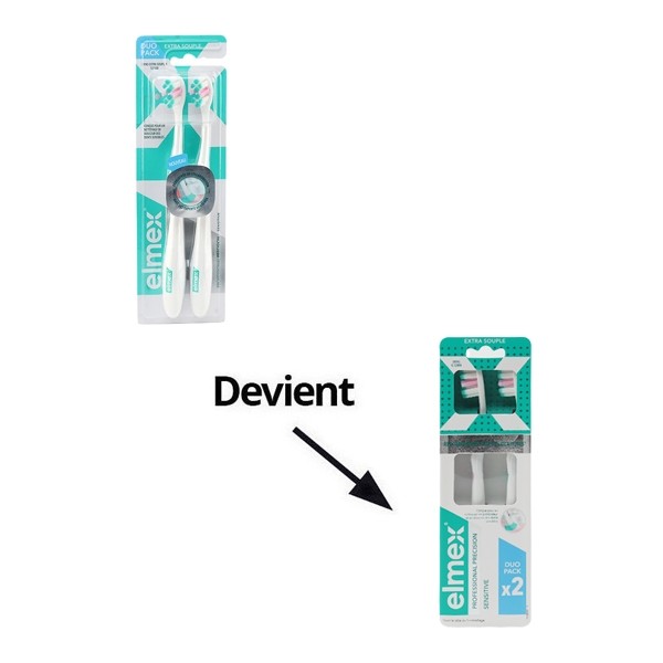 Elmex Professionnal Precision Sensitive Brosse à dents extra souple