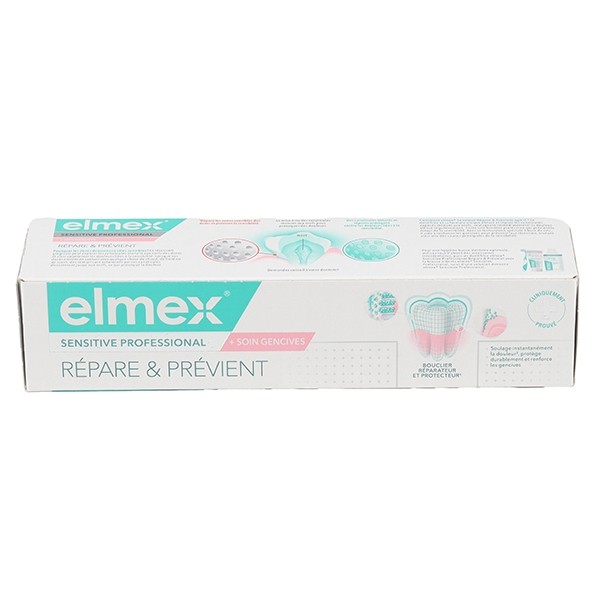 Elmex Sensitive professional + soin gencives dentifrice