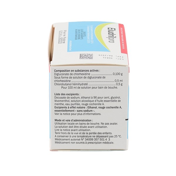 Eludril Pro bain de bouche antiseptique