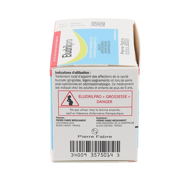 Eludril Pro bain de bouche antiseptique