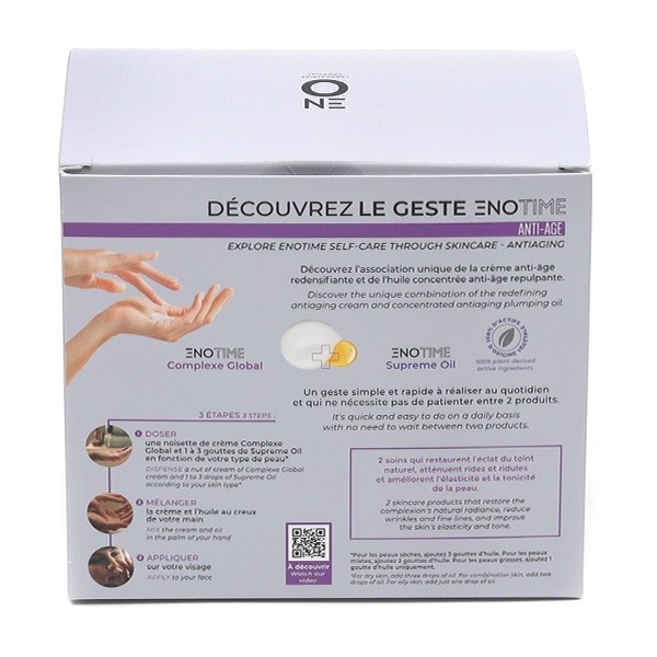Enotime Duo Fermeté Complexe Global + Huile concentrée anti âge
