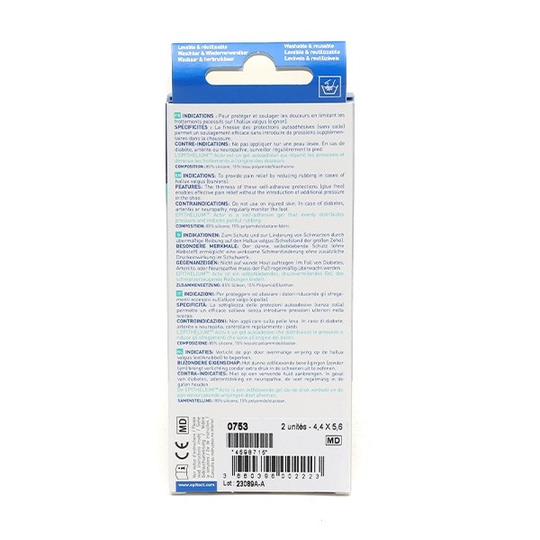 Epitact Epithelium Activ hallux valgus pansement