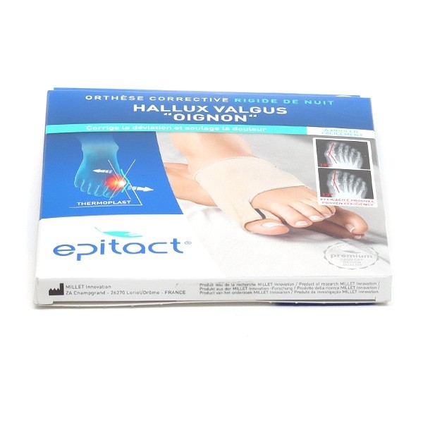 Epitact Thermoformable orthèse nuit hallux valgus