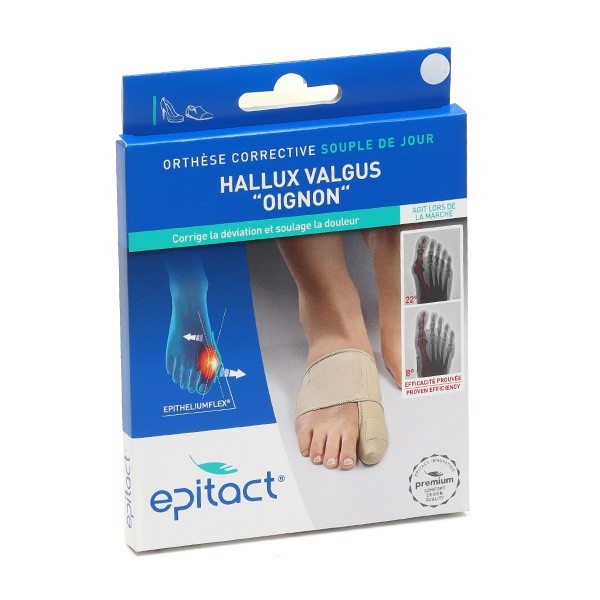 Epitact Epithelium Flex orthèse hallux valgus oignon