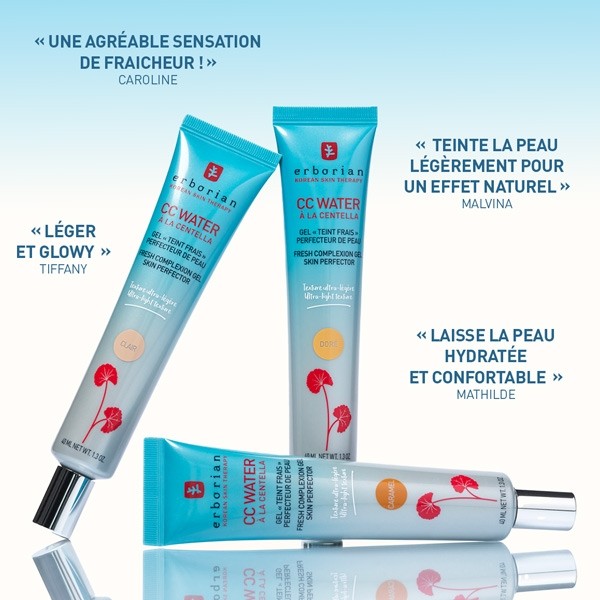 Erborian CC Water Gel perfecteur de peau à la Centella