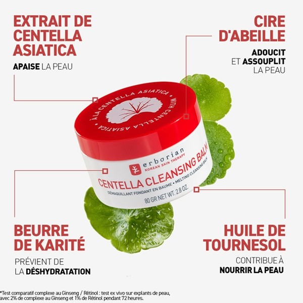 Erborian Centella cleansing balm baume démaquillant