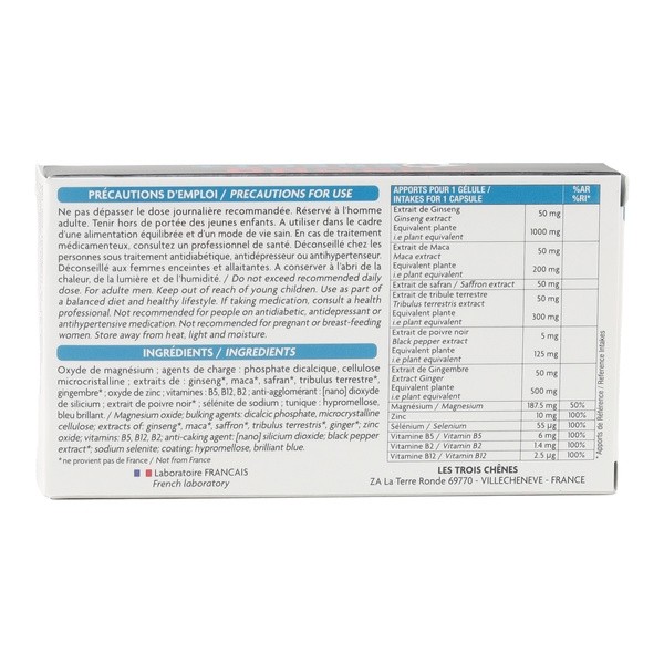 Eric Favre Chronoerect+ gélules