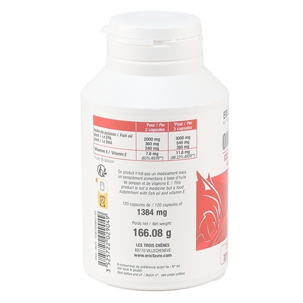 Eric Favre Oméga 3 Coeur & Cerveau capsules