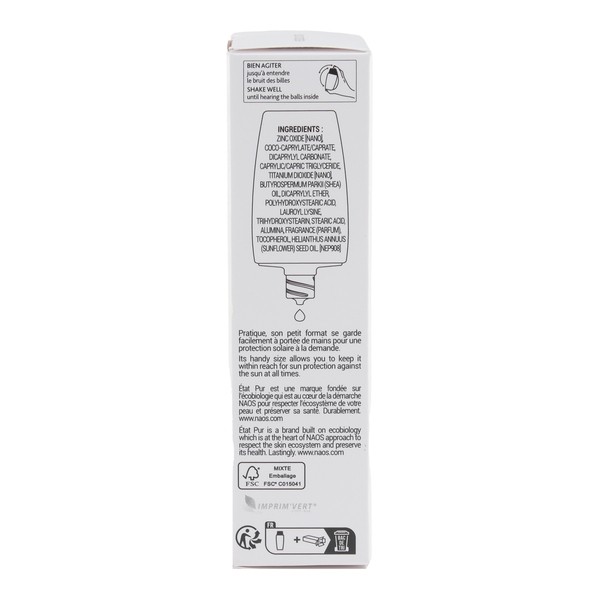 Etat pur Fluide solaire protecteur visage SPF50+