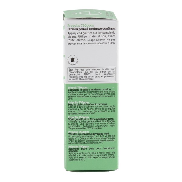 Etat pur Propolis 750ppm