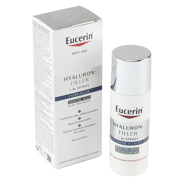 Eucerin Hyaluron Filler +3x effect soin de nuit extra-riche