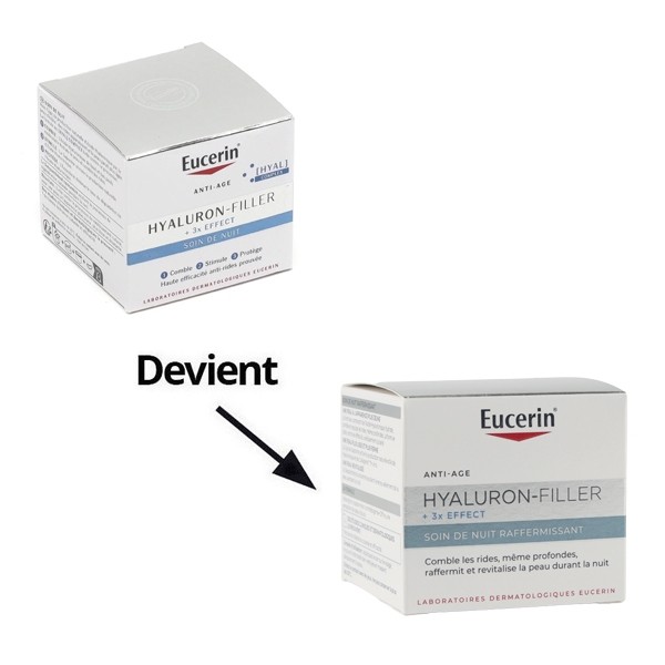 Eucerin Hyaluron-Filler + 3x effect Soin de nuit