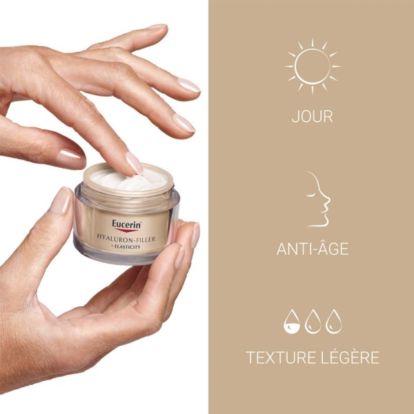 Eucerin Hyaluron Filler + elasticity soin de jour SPF 15