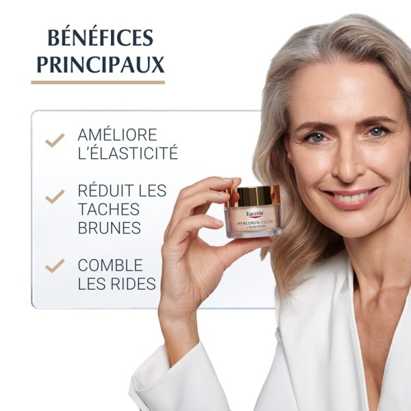 Eucerin Hyaluron Filler + elasticity soin de jour SPF 15
