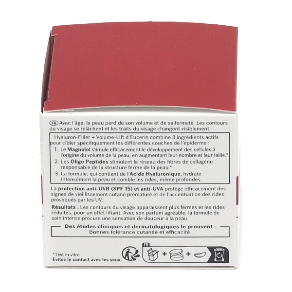 Eucerin Hyaluron Filler Volume-lift soin de jour SPF 15 peau sèche