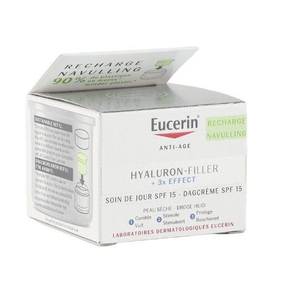 Eucerin Hyaluron Filler + 3x effect soin de jour SPF 15 peau sèche