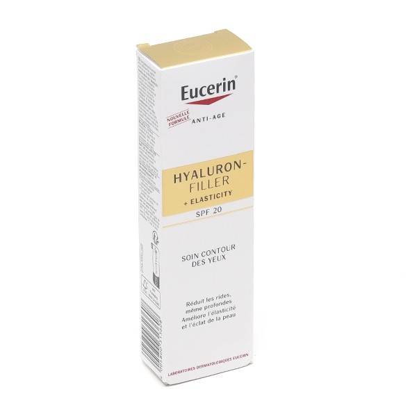 Eucerin Hyaluron Filler + Elasticity Soin contour des yeux SPF 20