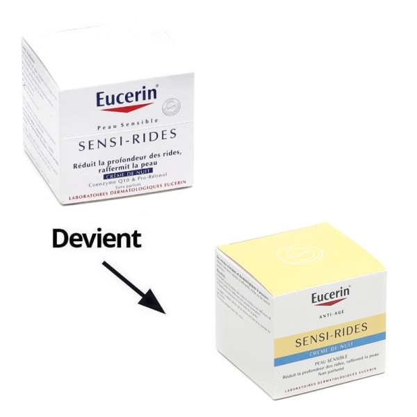 Eucerin Sensi-rides crème de nuit anti-rides