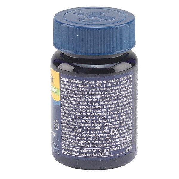 Euphytose Nuit gummies pomme