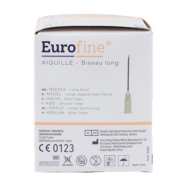 Eurofine aiguilles hypodermiques x 100