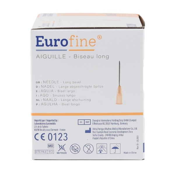 Eurofine aiguilles hypodermiques x 100