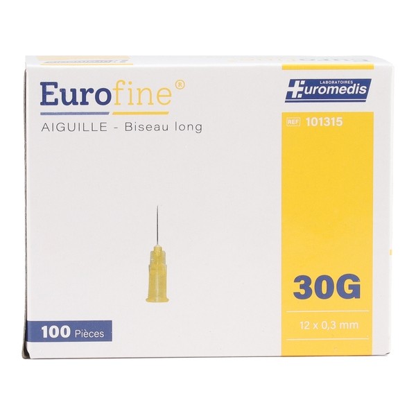 Eurofine aiguilles hypodermiques x 100