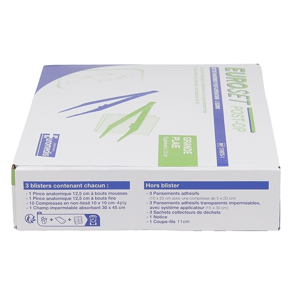 Euroset Pansement Post-Op Grandes plaies