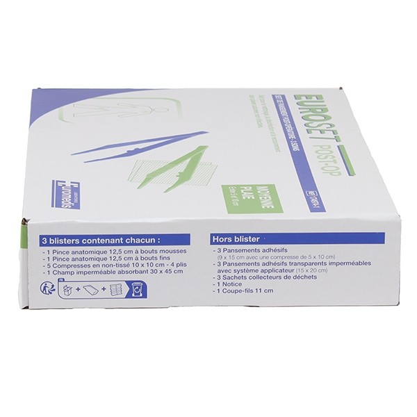 Euroset Pansement Post-Op Moyennes plaies