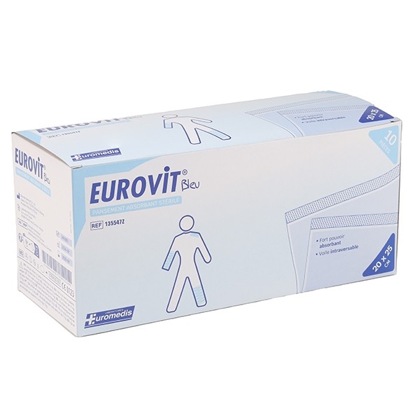 Eurovit pansement absorbant 10 unités