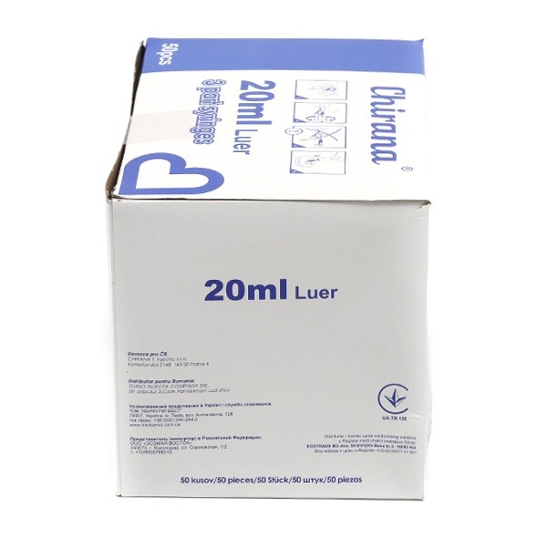 Seringue stérile 3 pièces