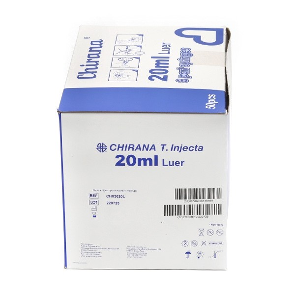 Seringue stérile 3 pièces