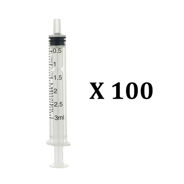 Seringue stérile 3 pièces